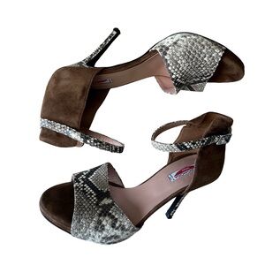 Spaziomoda Women's Shoes Snake skin/Suede Size 39

11826149LN